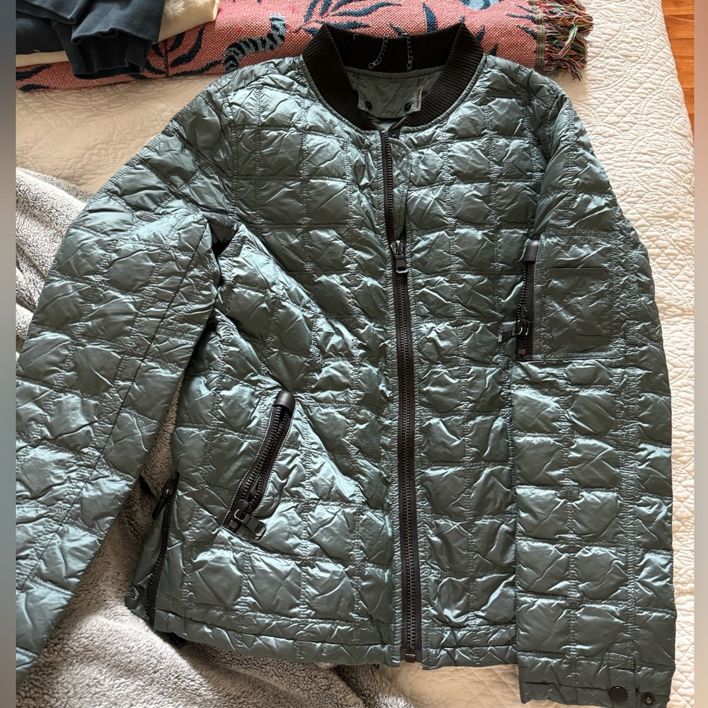MyAnorak Women’s Quilted Metallic Puffer - Size: Small
